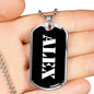 Alex v2 - Luxury Dog Tag Necklace