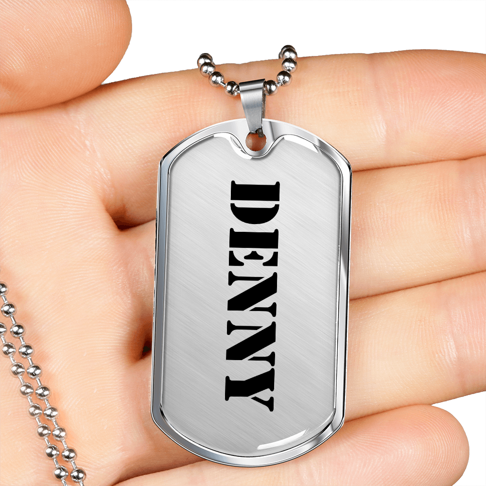 Denny - Luxury Dog Tag Necklace