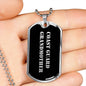 Coast Guard Grandmother v2 - Luxury Dog Tag Necklace