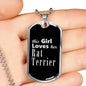 Rat Terrier v2s - Luxury Dog Tag Necklace
