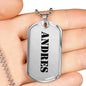 Andres - Luxury Dog Tag Necklace