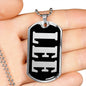 Lee v01s - Luxury Dog Tag Necklace