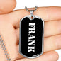 Frank v2 - Luxury Dog Tag Necklace