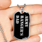 Army Ranger's Dad v2 - Luxury Dog Tag Necklace