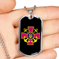 Ukrainian Naval Forces - Luxury Dog Tag Necklace
