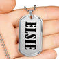 Elsie v01 - Luxury Dog Tag Necklace
