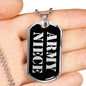 Army Niece v2 - Luxury Dog Tag Necklace