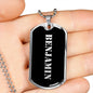 Benjamin v3 - Luxury Dog Tag Necklace