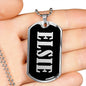 Elsie v01s - Luxury Dog Tag Necklace