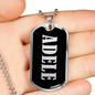 Adele v02 - Luxury Dog Tag Necklace