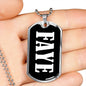 Faye v02 - Luxury Dog Tag Necklace