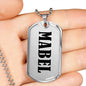 Mabel v01 - Luxury Dog Tag Necklace