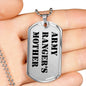 Army Ranger's Mother - Luxury Dog Tag Necklace