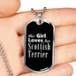 Scottish Terrier v2s - Luxury Dog Tag Necklace