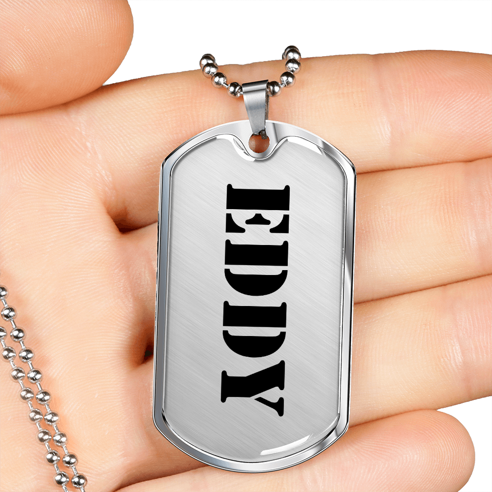 Eddy - Luxury Dog Tag Necklace