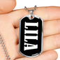 Lila v03 - Luxury Dog Tag Necklace