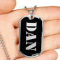 Dan v3 - Luxury Dog Tag Necklace