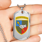 Ground Forces Command (Ukraine) - Luxury Dog Tag Necklace