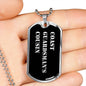 Coast Guardsman's Cousin v2 - Luxury Dog Tag Necklace