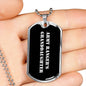 Army Ranger's Granddaughter v3 - Luxury Dog Tag Necklace