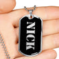 Nick v3 - Luxury Dog Tag Necklace