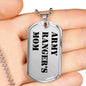 Army Ranger's Mom - Luxury Dog Tag Necklace