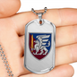 81st Airmobile Brigade (Ukraine) - Luxury Dog Tag Necklace