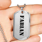 Fabian - Luxury Dog Tag Necklace