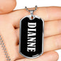 Dianne v02 - Luxury Dog Tag Necklace