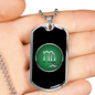Zodiac Sign Virgo v2 - Luxury Dog Tag Necklace