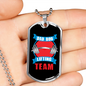 Dad Bod Lifting Team - Luxury Dog Tag Necklace
