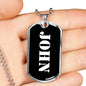 John v1 - Luxury Dog Tag Necklace