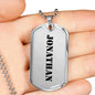 Jonathan - Luxury Dog Tag Necklace