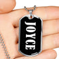 Joyce v02 - Luxury Dog Tag Necklace