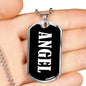 Angel v02 - Luxury Dog Tag Necklace