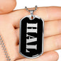Hal v3 - Luxury Dog Tag Necklace