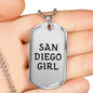 San Diego Girl - Luxury Dog Tag Necklace