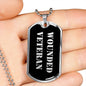 Wounded Veteran v2 - Luxury Dog Tag Necklace