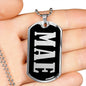 Mae v01s - Luxury Dog Tag Necklace
