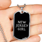 New Jersey Girl v3 - Luxury Dog Tag Necklace