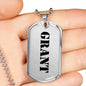 Grant - Luxury Dog Tag Necklace