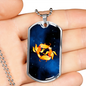 Zodiac Sign Pisces - Luxury Dog Tag Necklace