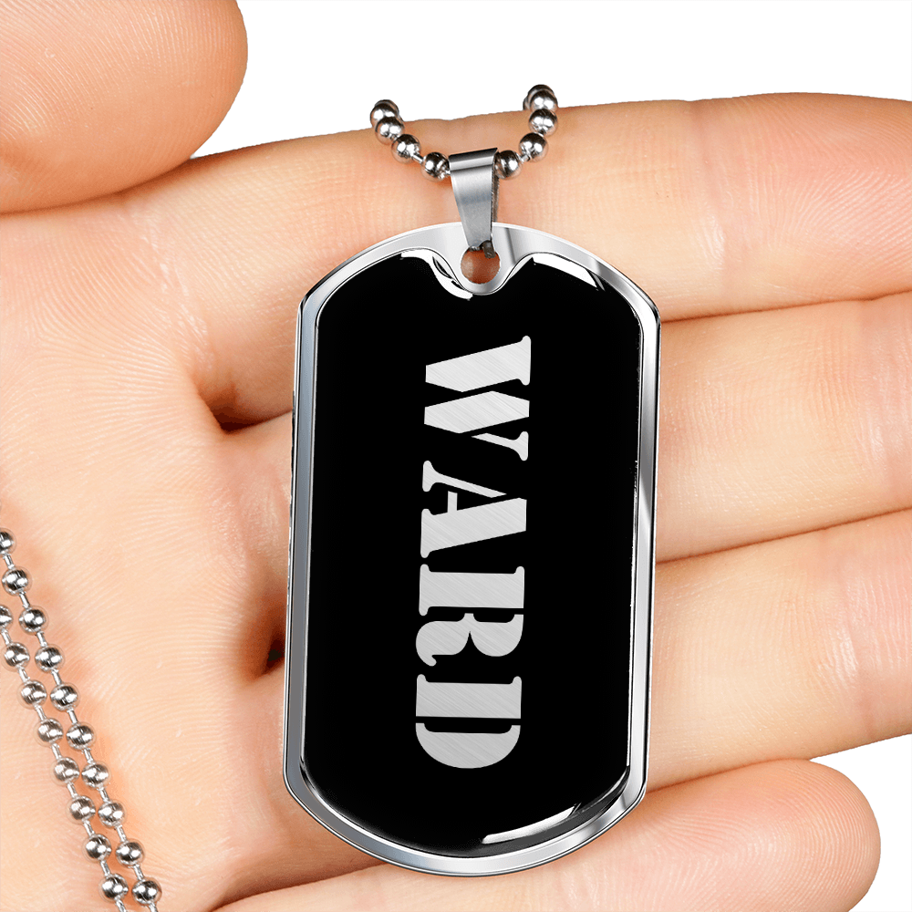 Ward v2 - Luxury Dog Tag Necklace