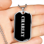 Charley v2 - Luxury Dog Tag Necklace