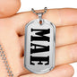 Mae v01 - Luxury Dog Tag Necklace