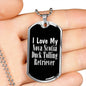 Love My Nova Scotia Duck Tolling Retriever v2 - Luxury Dog Tag Necklace