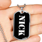 Nick v2 - Luxury Dog Tag Necklace