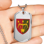1129th Air Defence Missile Regiment (Ukraine) - Luxury Dog Tag Necklace