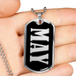 May v02 - Luxury Dog Tag Necklace