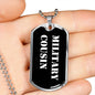 Military Cousin v3 - Luxury Dog Tag Necklace